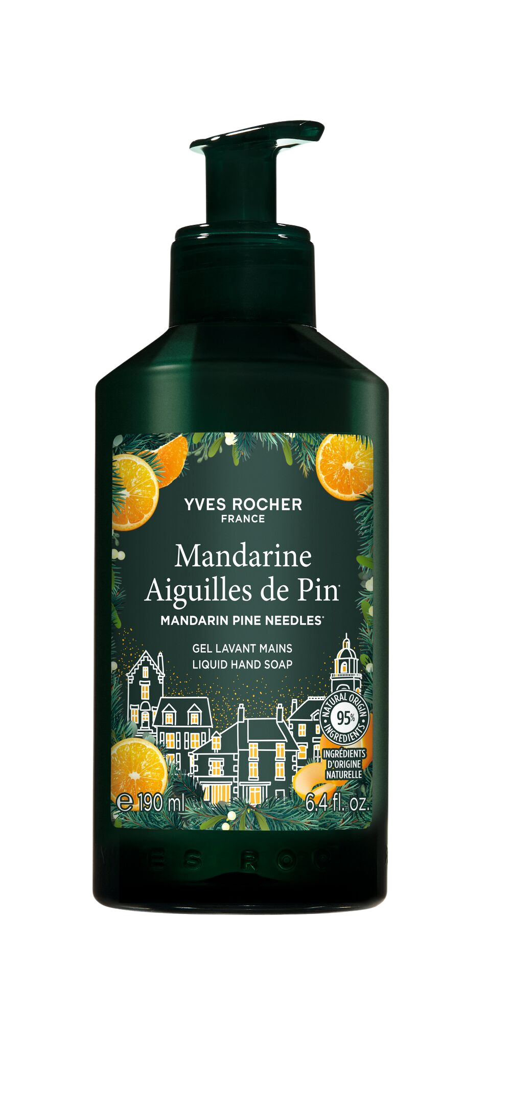 YVES ROCHER Tekuté mydlo na ruky Mandarínka & ihličie 190 ml