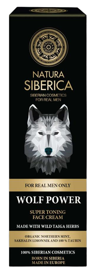 Natura Siberica Super tonizující krém na obličej Síla vlka 50 ml