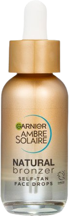 Garnier Ambre Solaire Natural Bronzer Samoopalovací kapky na obličej, 30 ml