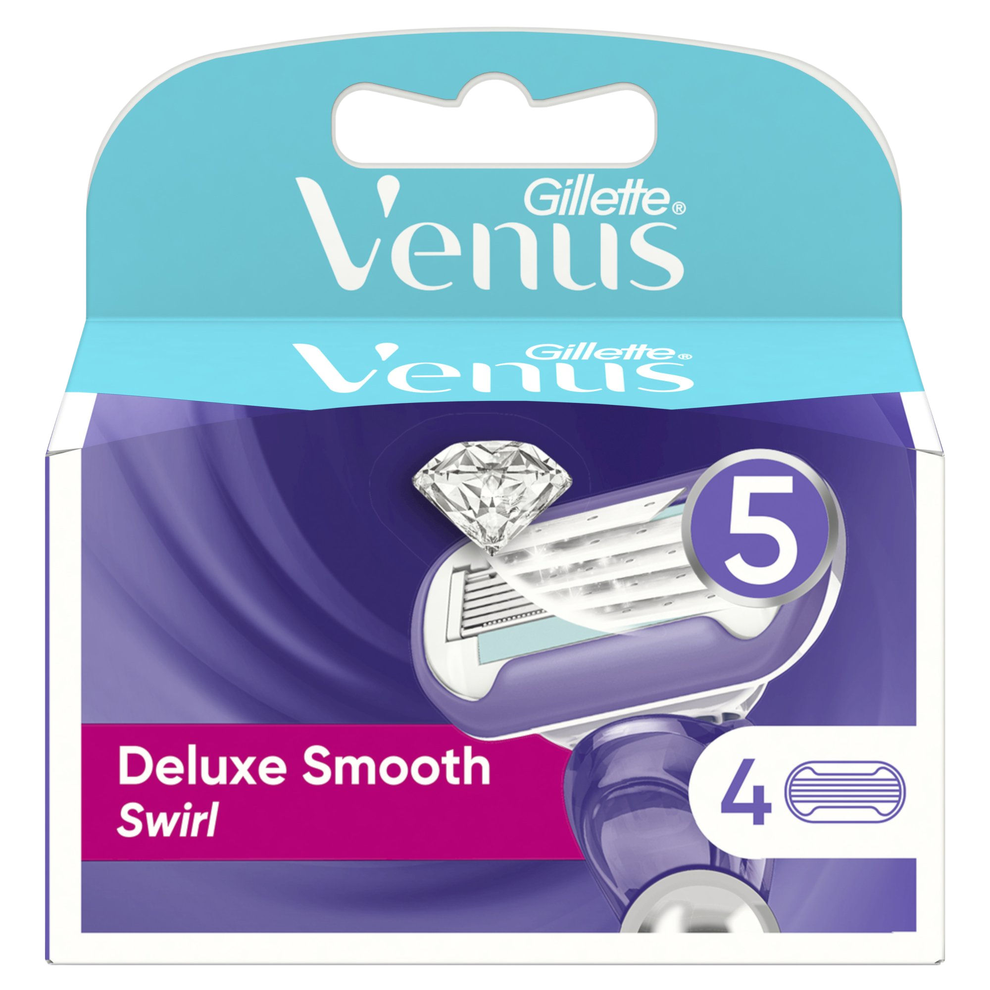 Gillette Venus Swirl náhradní hlavice 4 ks