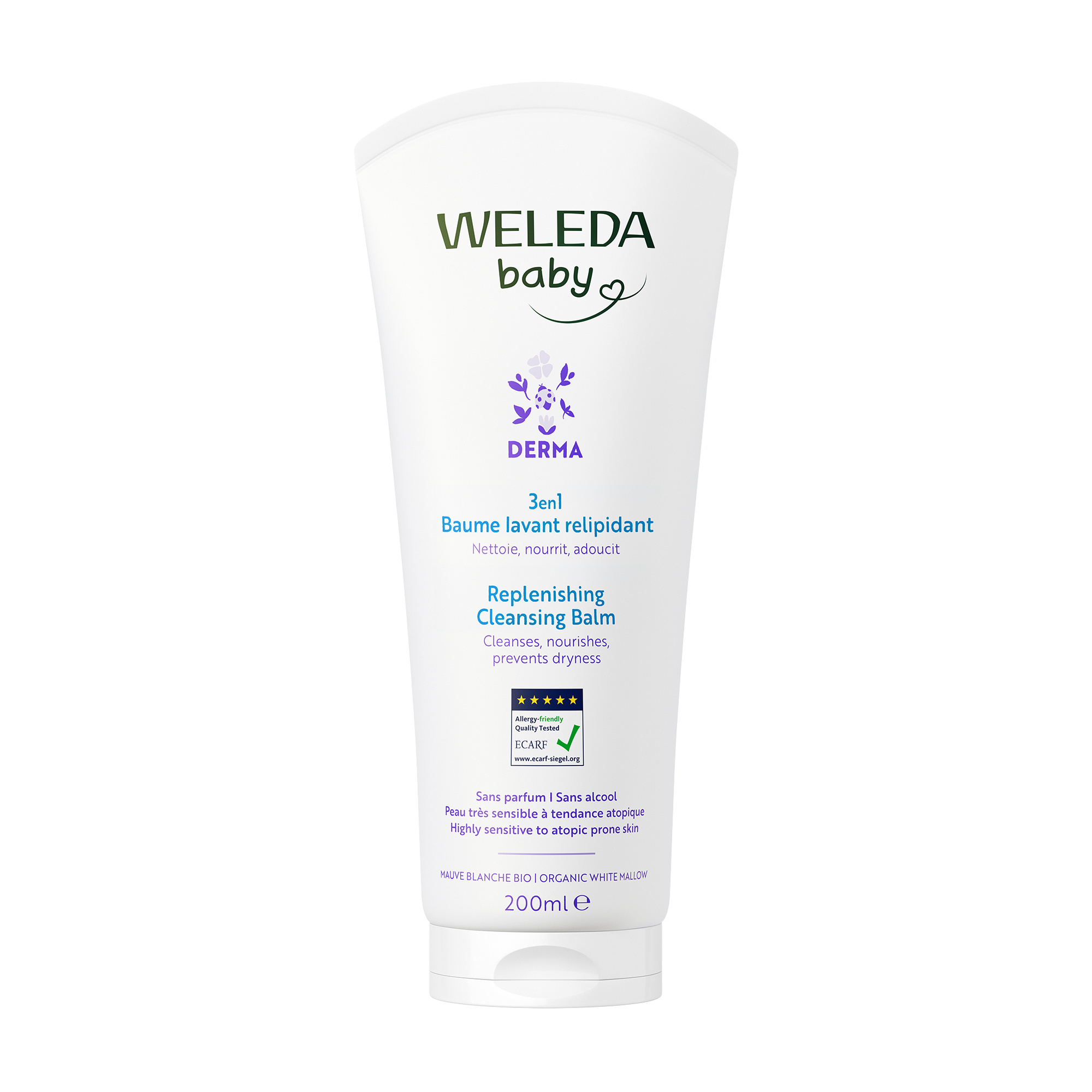 WELEDA 3v1 DERMA Mycí balzám 200 ml