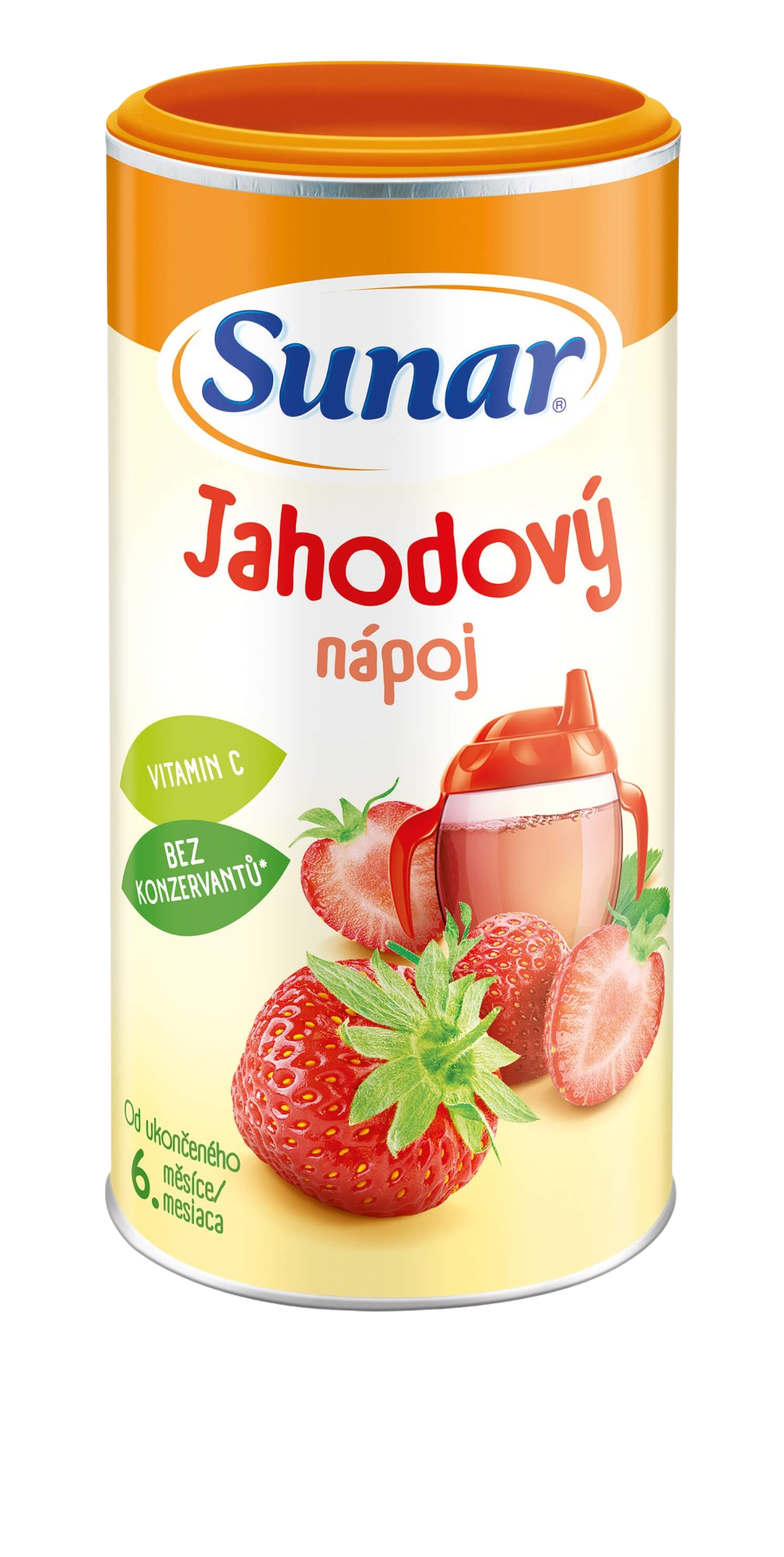 SUNAR rozpustný nápoj jahodový 200 g