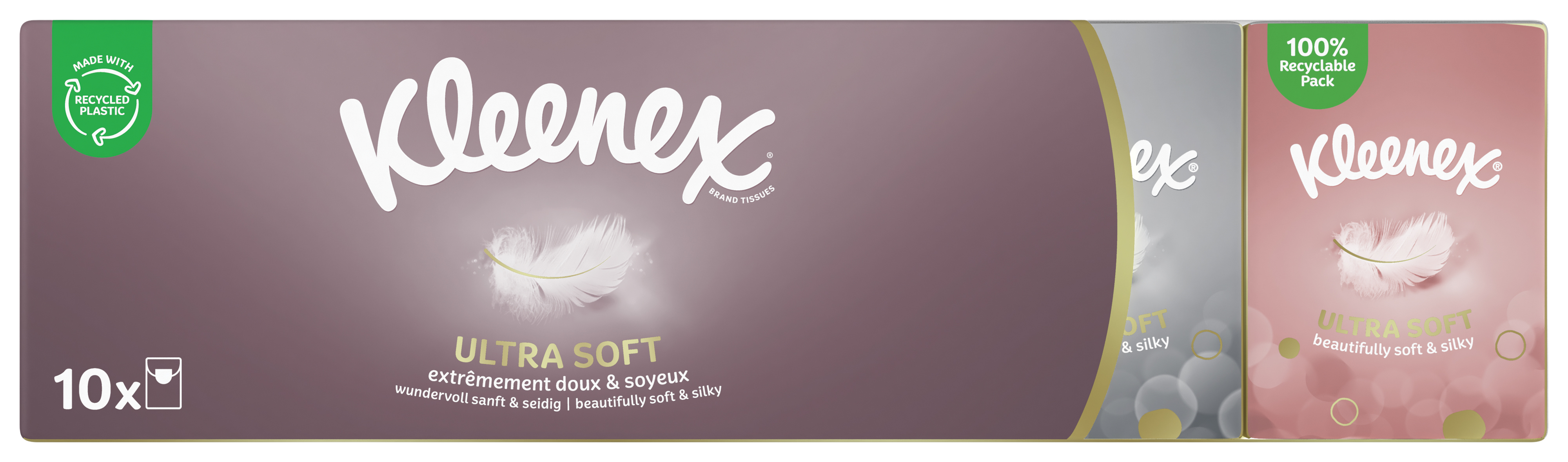 KLEENEX® Kapesníky papírové Ultra Soft Mini 10 x 7 ks