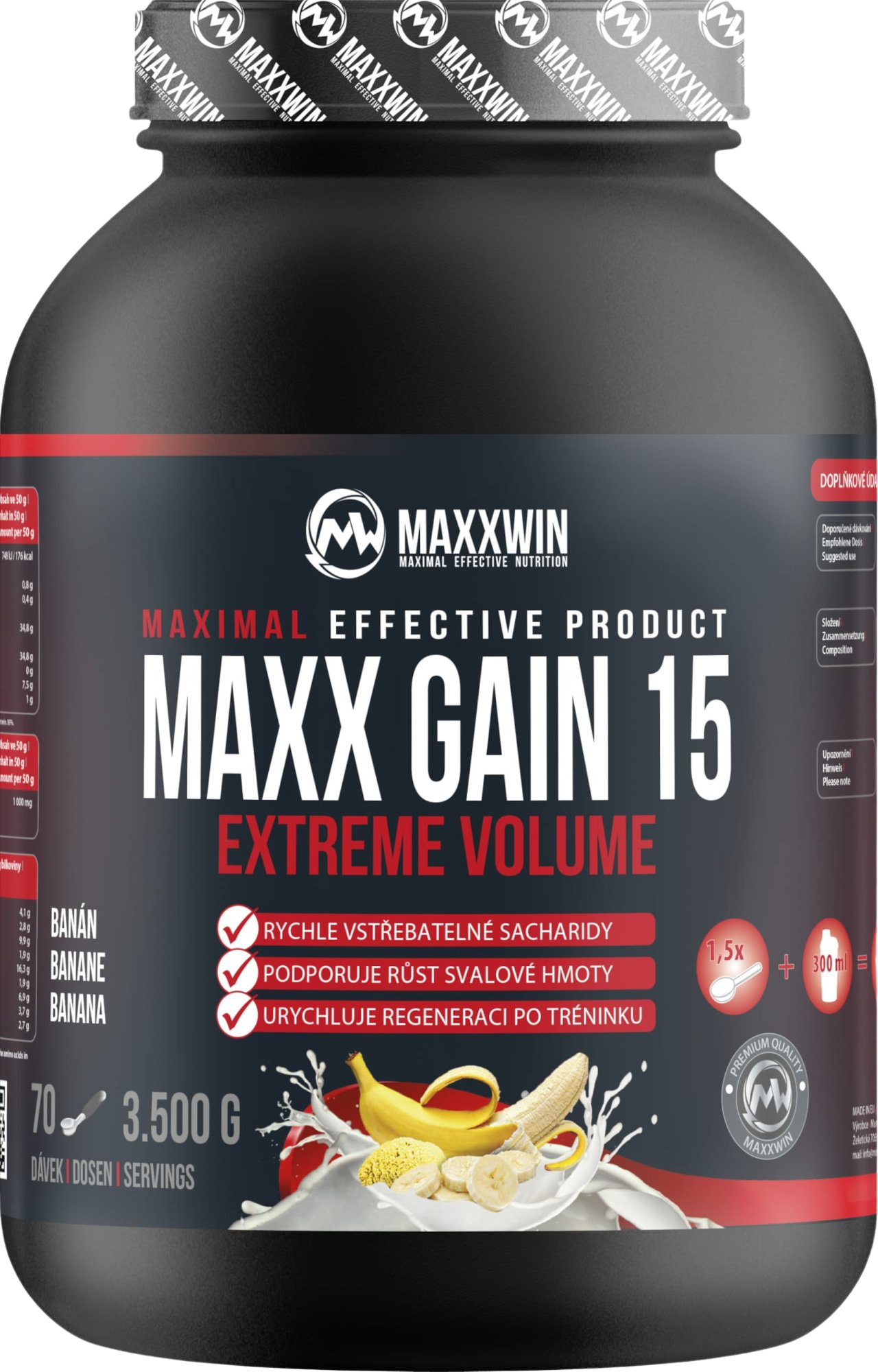 MAXXWIN Maxx gain 15 banán 3500 g
