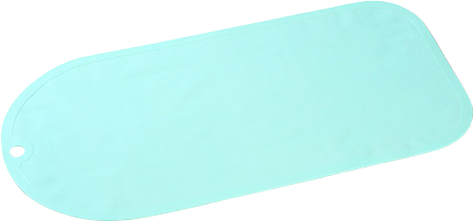 BABYONO Podložka protiskluzová do vany tyrkysová 35 x 70 cm