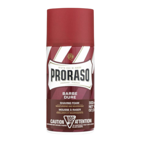 Fotografie PRORASO Shaving Foam Red Sandalwood 300 ml