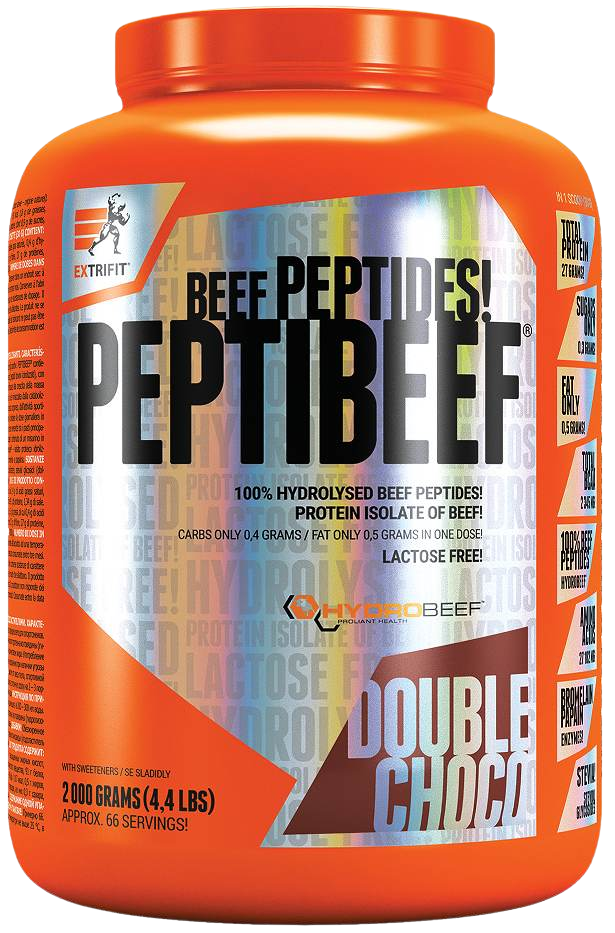 EXTRIFIT Peptibeef dvojitá čokoláda 2000 g