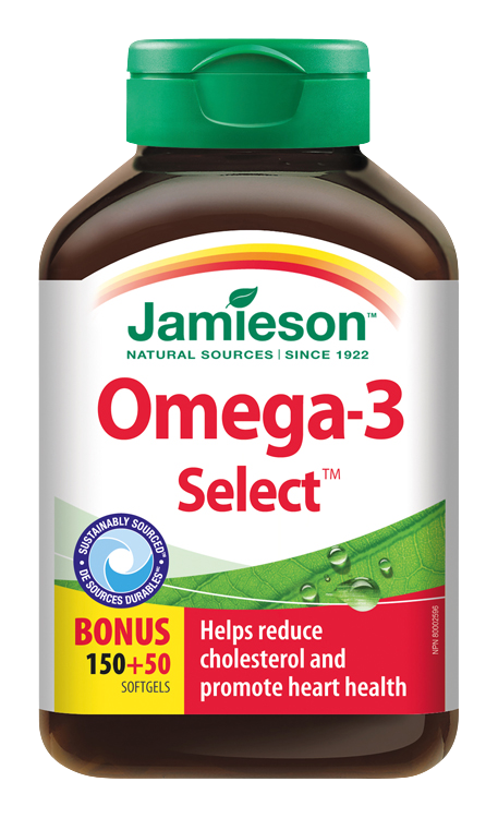 JAMIESON Omega-3 Select 1000 mg 200 kapslí