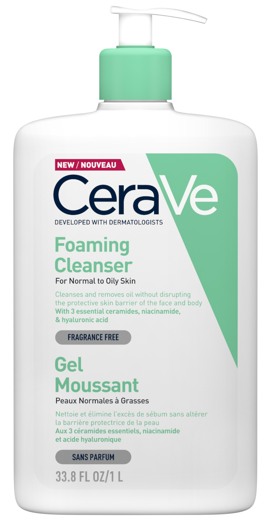 CERAVE Čisticí pěnící gel 1000 ml