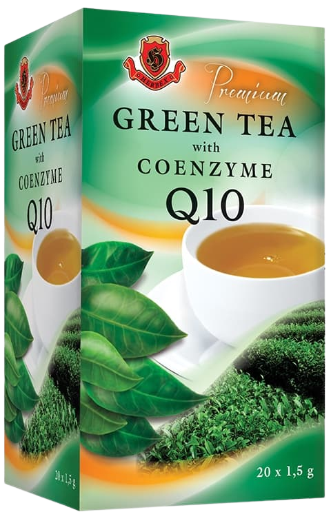 HERBEX Čaj zelený Q10 Premium 20 x 1.5 g