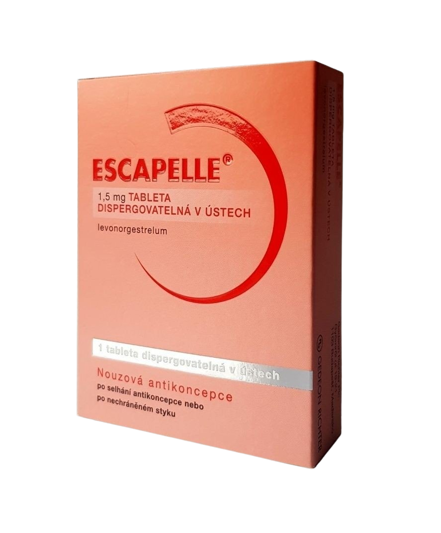 ESCAPELLE 1.5 mg 1 dispergovatelná tableta