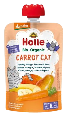HOLLE Bio pyré - Carrot Cat- Mrkev, mango, banán a hruška 100 g