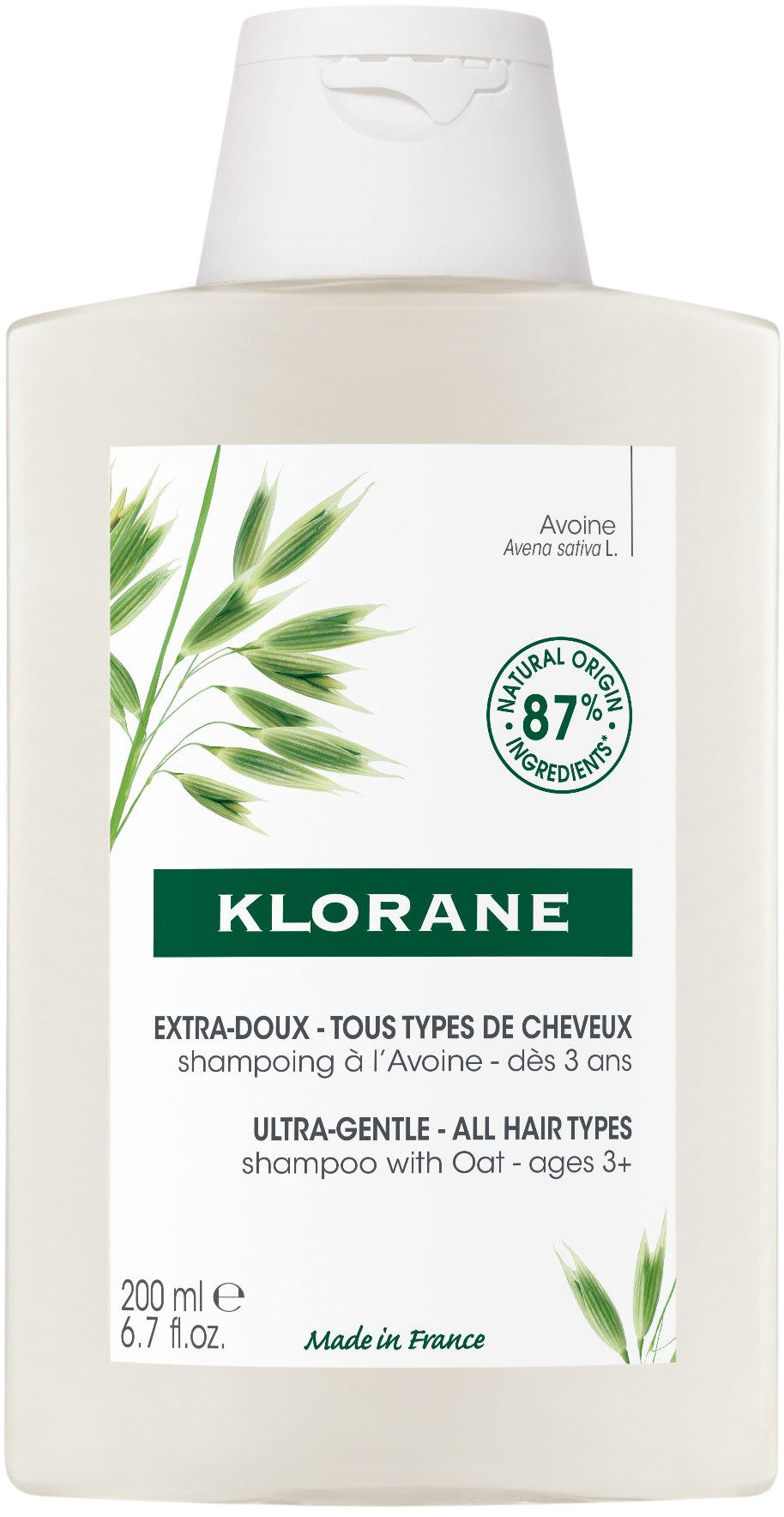 Klorane Šampon s ovsem 200 ml