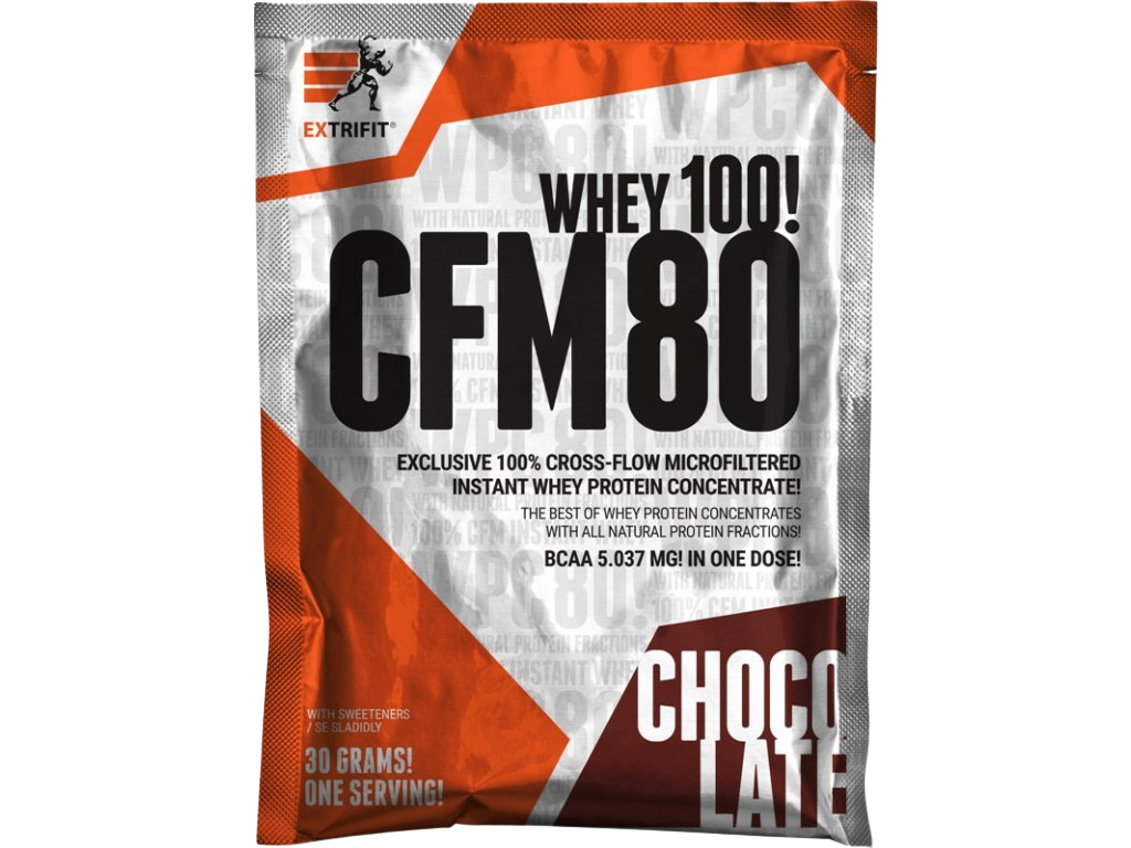 EXTRIFIT CFM Instant Whey 80 čokoláda 20 x 30 g