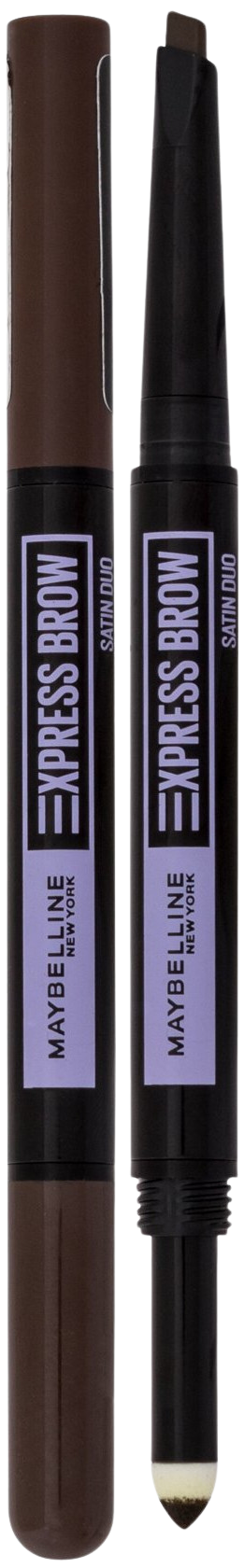 Maybelline New York Tužka a pudr na obočí Express Brow Satin Duo 04 Dark Brown