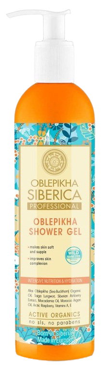 NATURA SIBERICA Rakytníkový sprchový gel intenzivní výživa a hydratace 400 ml