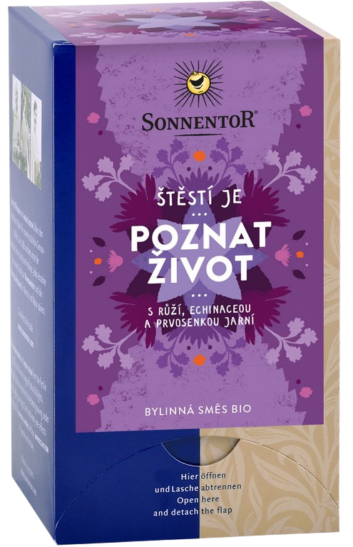 Sonnentor BIO Poznat život bylinná směs s kořením sáčky 18 x 1.5 g