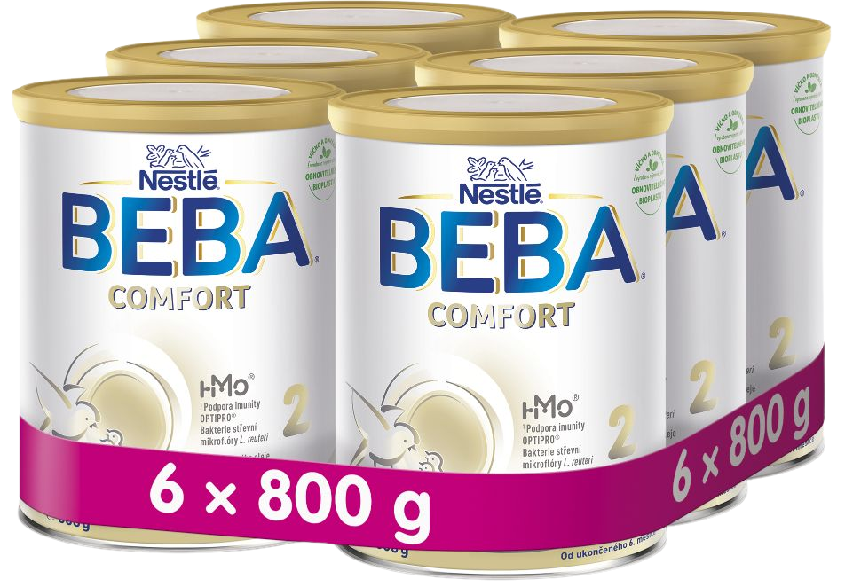 NESTLÉ BEBA NESTLÉ Beba Comfort 2 HMO 6 x 800 g
