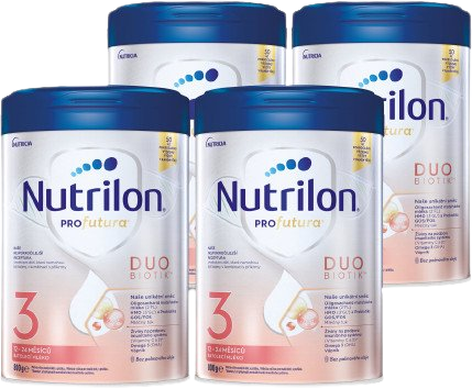 Nutrilon Profutura Duobiotik 3 batolecí mléka 4 x 800 g