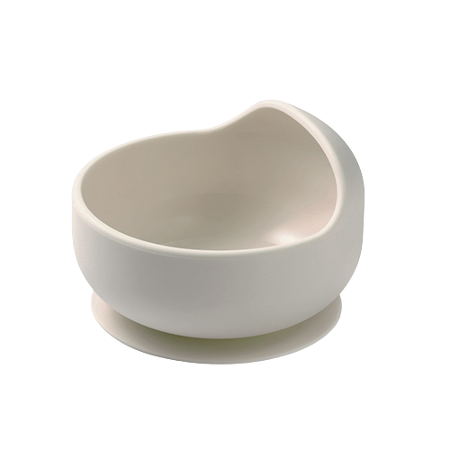 BABY ONO Miska silikonová s přísavkou - beige 6m+