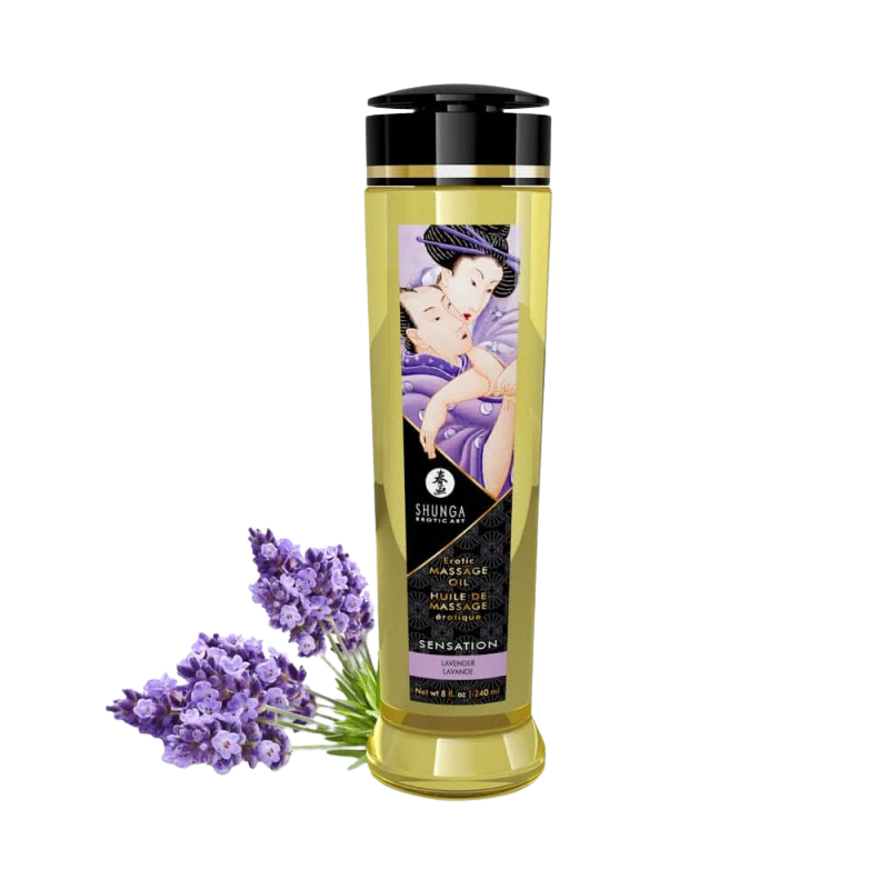 SHUNGA Masážní olej Sensation Lavender 240 ml