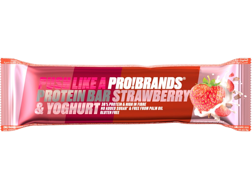 ProteinPRO 50% Proteinová tyčinka jahoda jogurt 45 g