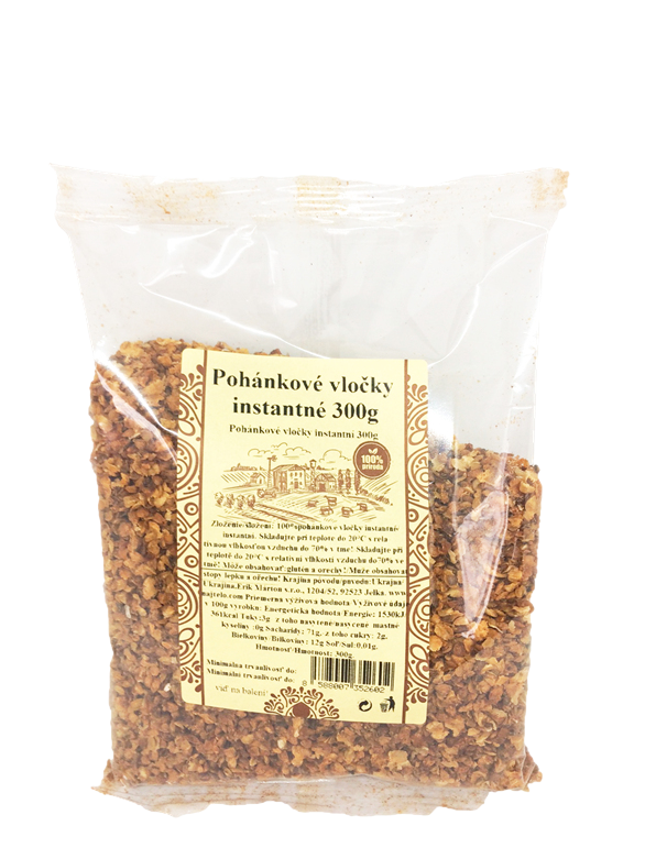 NAJTELO Pohánkové vločky instanté 300 g