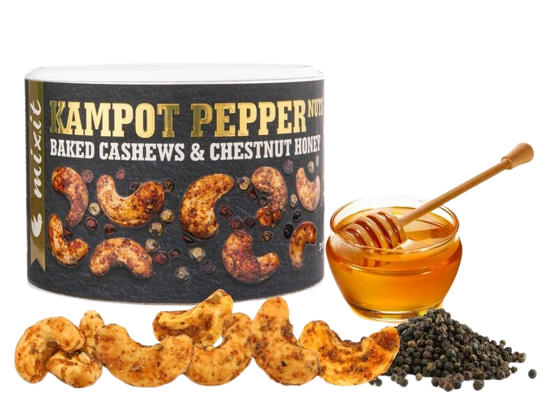 MIXIT Oříšky z pece - kampotský pepř a med 160 g
