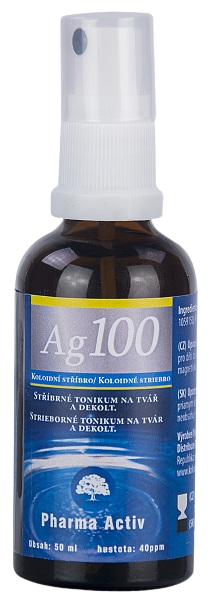 Pharma Activ Koloidní stříbro Ag100 40ppm spray 50 ml