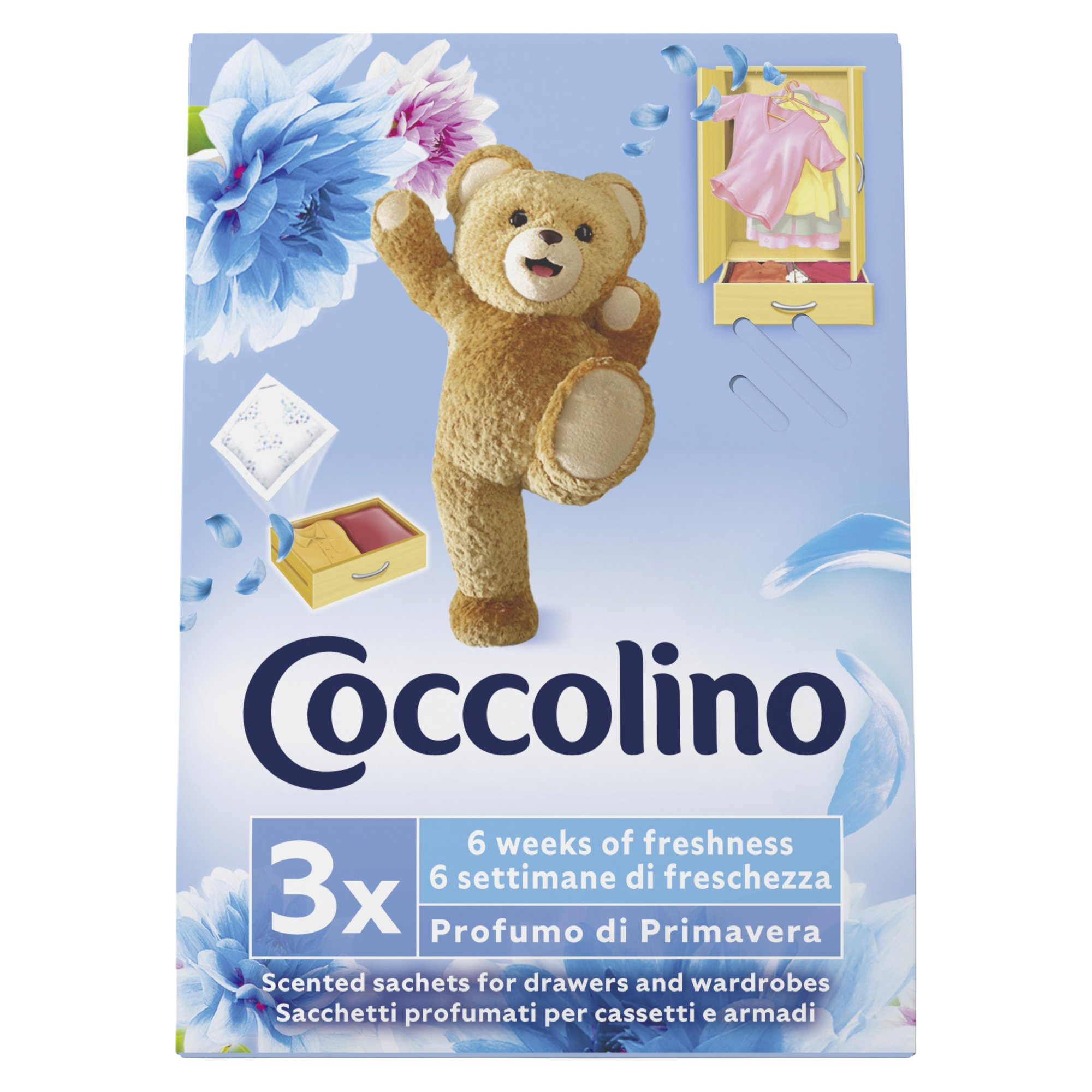 Coccolino vonné sáčky modré 3 ks