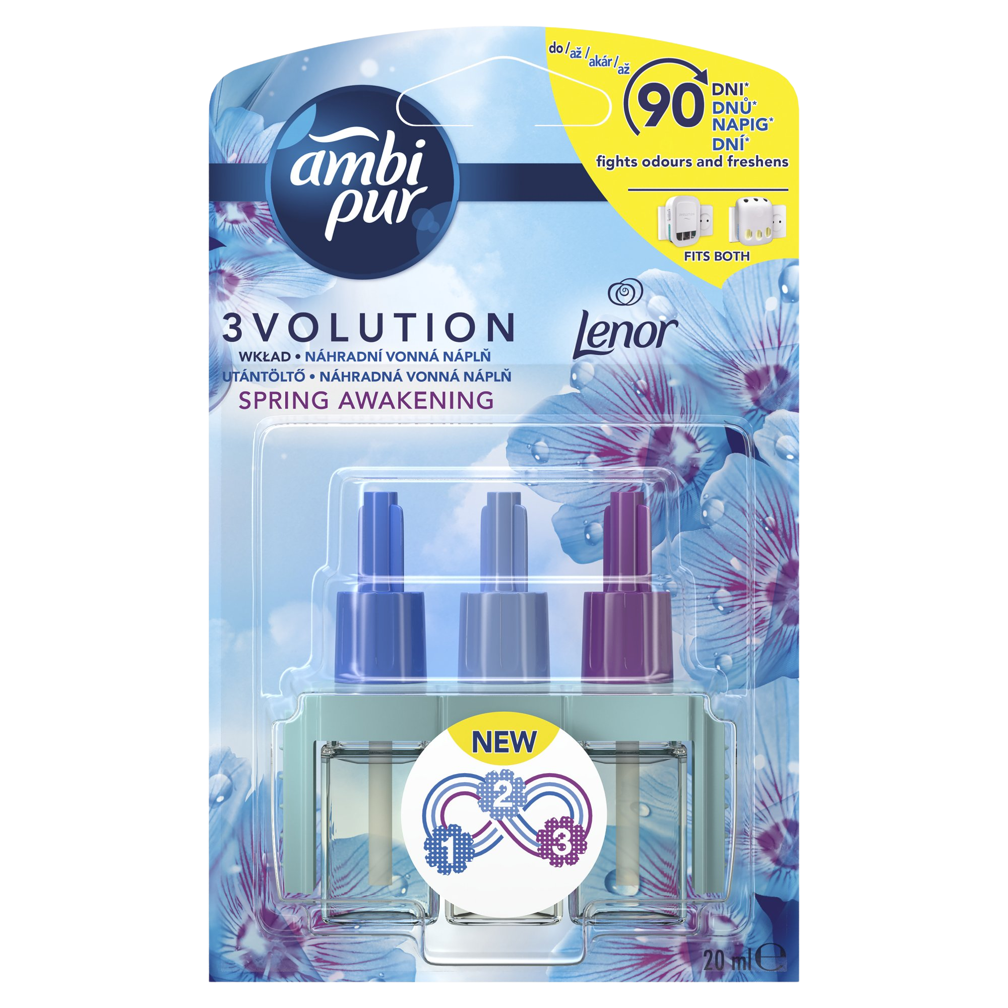Ambipur 3Volution Spring Awakening Náplň do osvěžovače 20 ml
