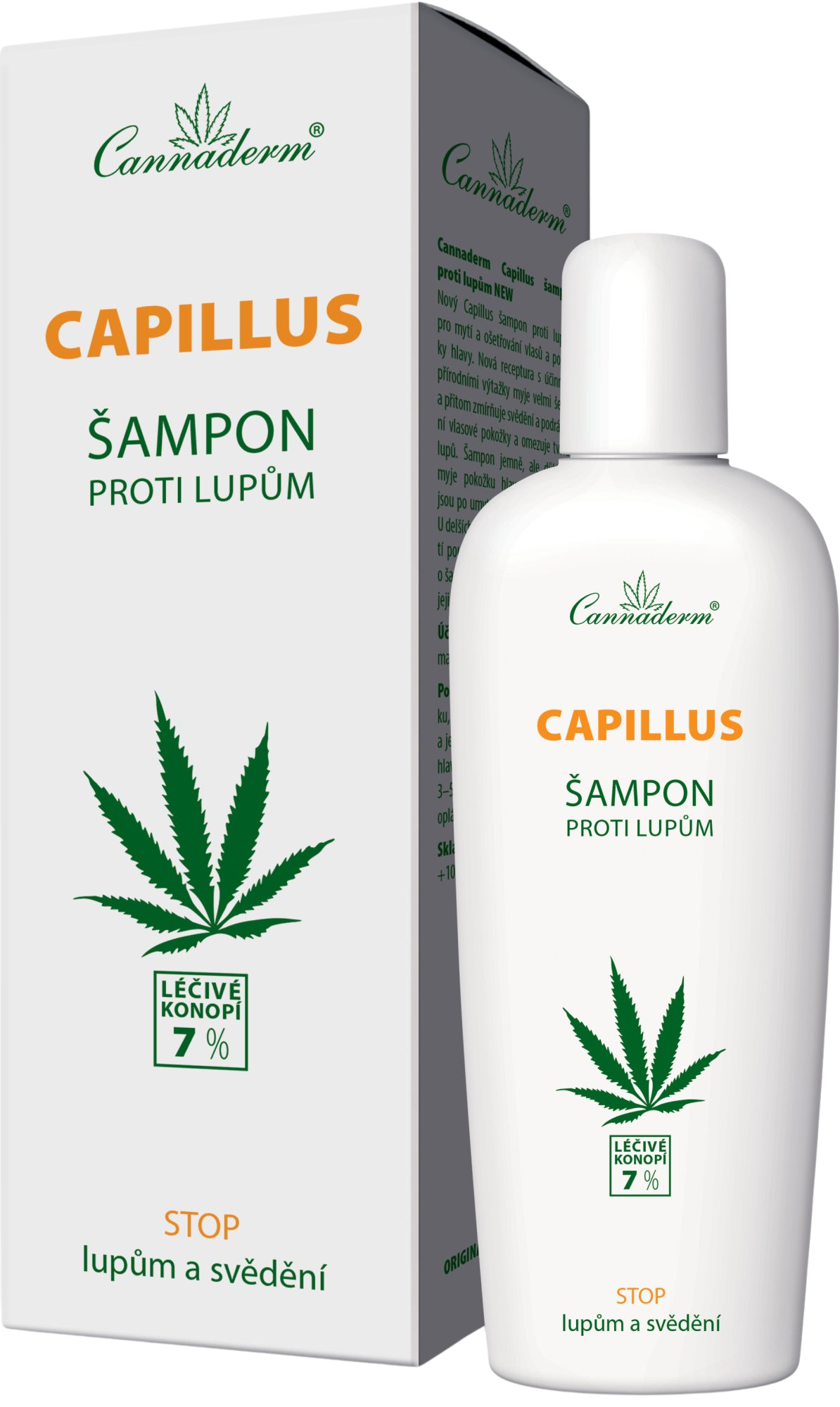 CANNADERM Capillus šampon proti lupům 150 ml