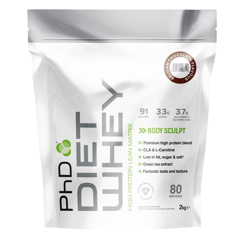 PHD NUTRITION Diet Whey belgická čokoláda 2 kg