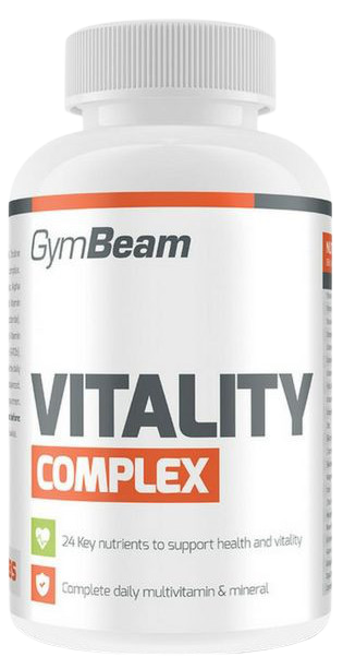GymBeam Multivitamín Vitality Complex 120 ks