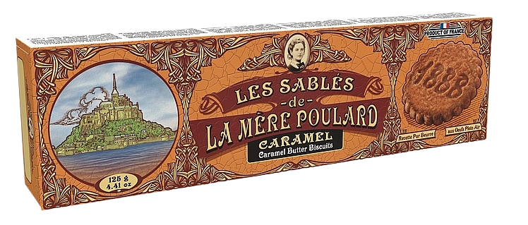 LA MÉRE POULARD Etui Collector Sablés Caramel papír 125 g