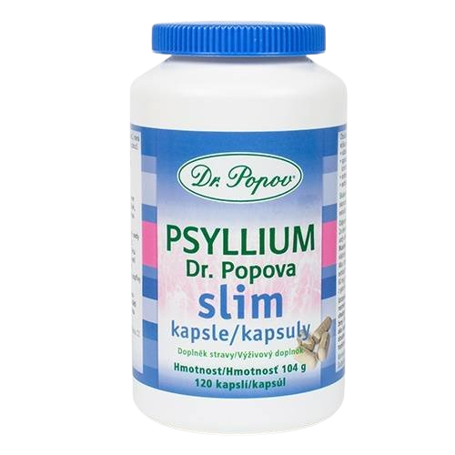 DR.POPOV Psyllium kapsle SLIM 120 kapslí