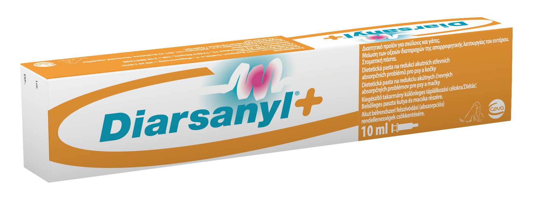 DIARSANYL pasta na akutní průjem pro psy a kočky 10 ml