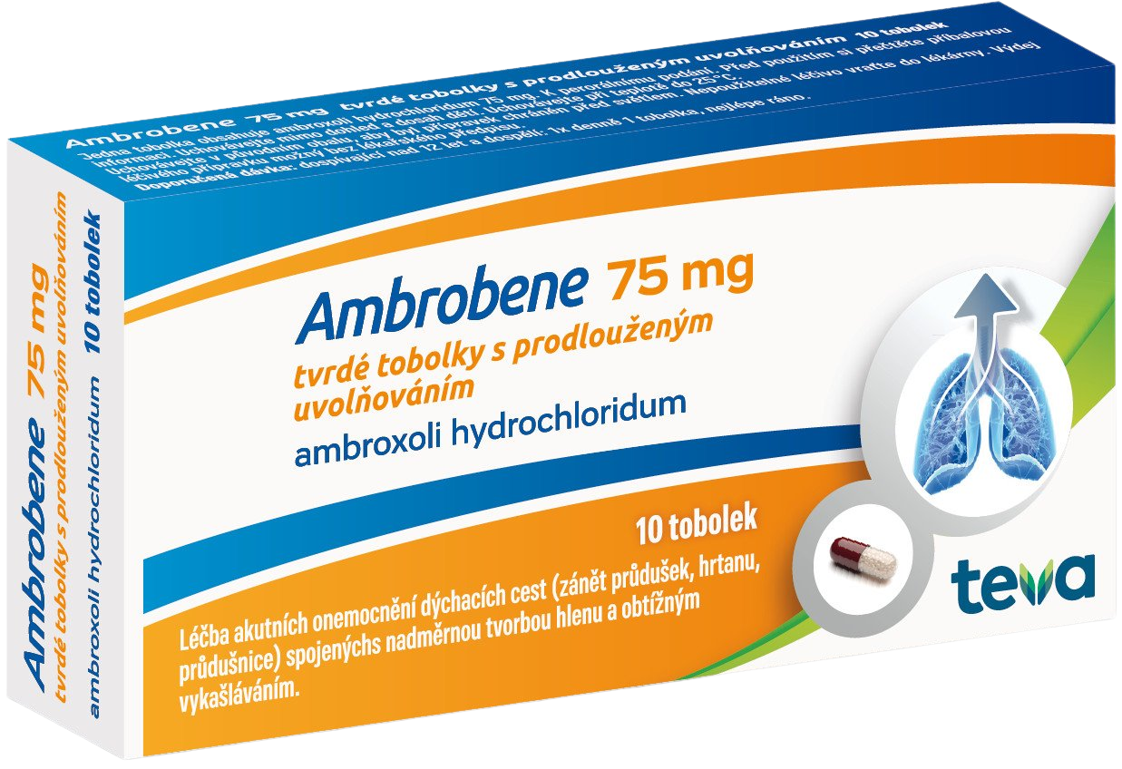 AMBROBENE 75 mg perorální orální tobolky pro. 10x75mg 10 ks