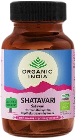 ORGANIC INDIA Šatavari bio 60 kapslí