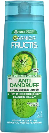 GARNIER Fructis Antidandruff Citrus šampon pro mastné vlasy s lupy 250 ml