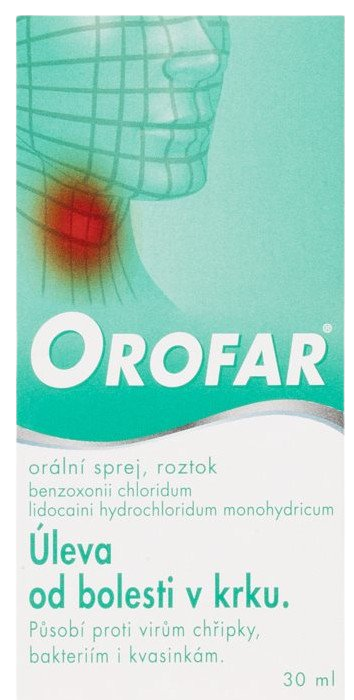 OROFAR 2 mg/ml+1.5 mg/ml sprej 30 ml