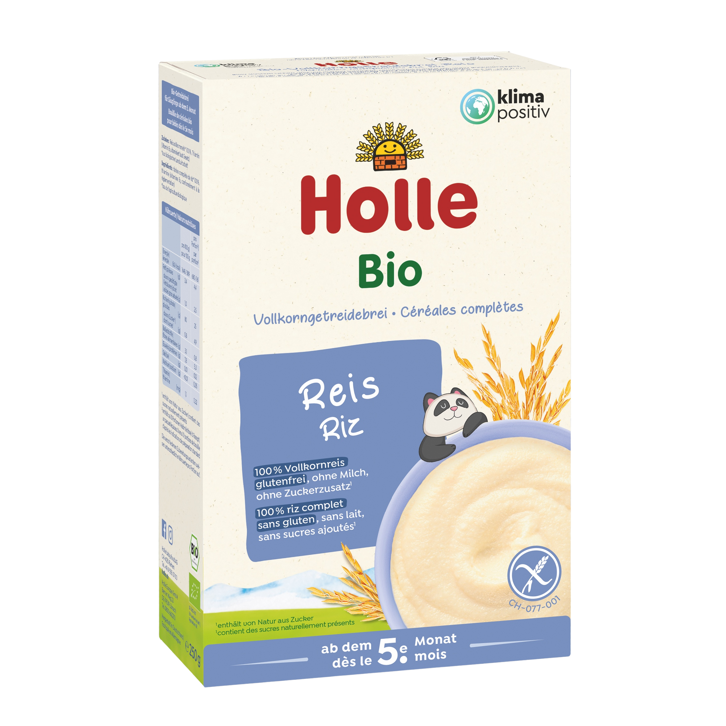 HOLLE Bio Rýžová kaše 250 g
