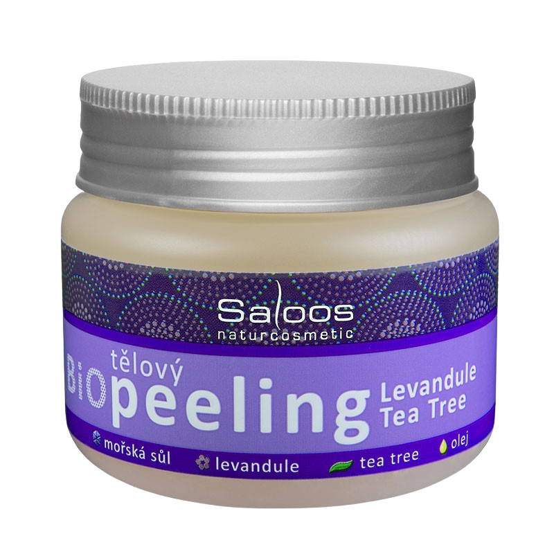 SALOOS Peeling Levandule Tea tree Bio 140 ml