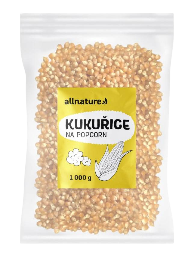 ALLNATURE Kukuřice na popcorn 1000 g
