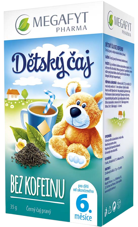 MEGAFYT Dětský čaj bez kofeinu 20 x 1.75 g