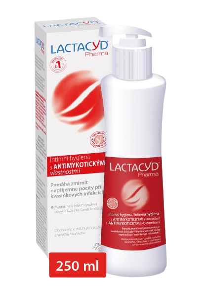 Lactacyd Pharma s ANTIMYKOTICKÝMI vlastnostmi 250 ml