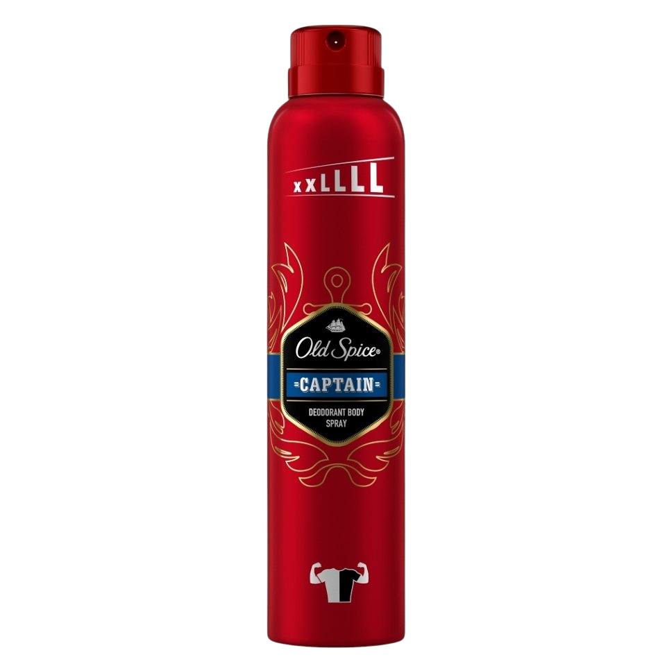 OLD SPICE Captain deo spray XXL s tóny santalového dřeva a citrusů 250 ml