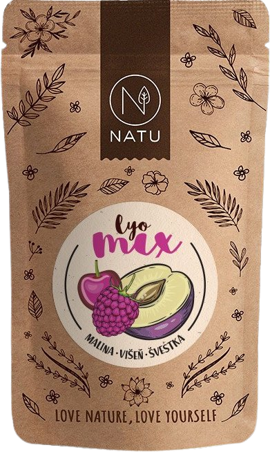 NATU Lyo mix malina a višeň 35 g