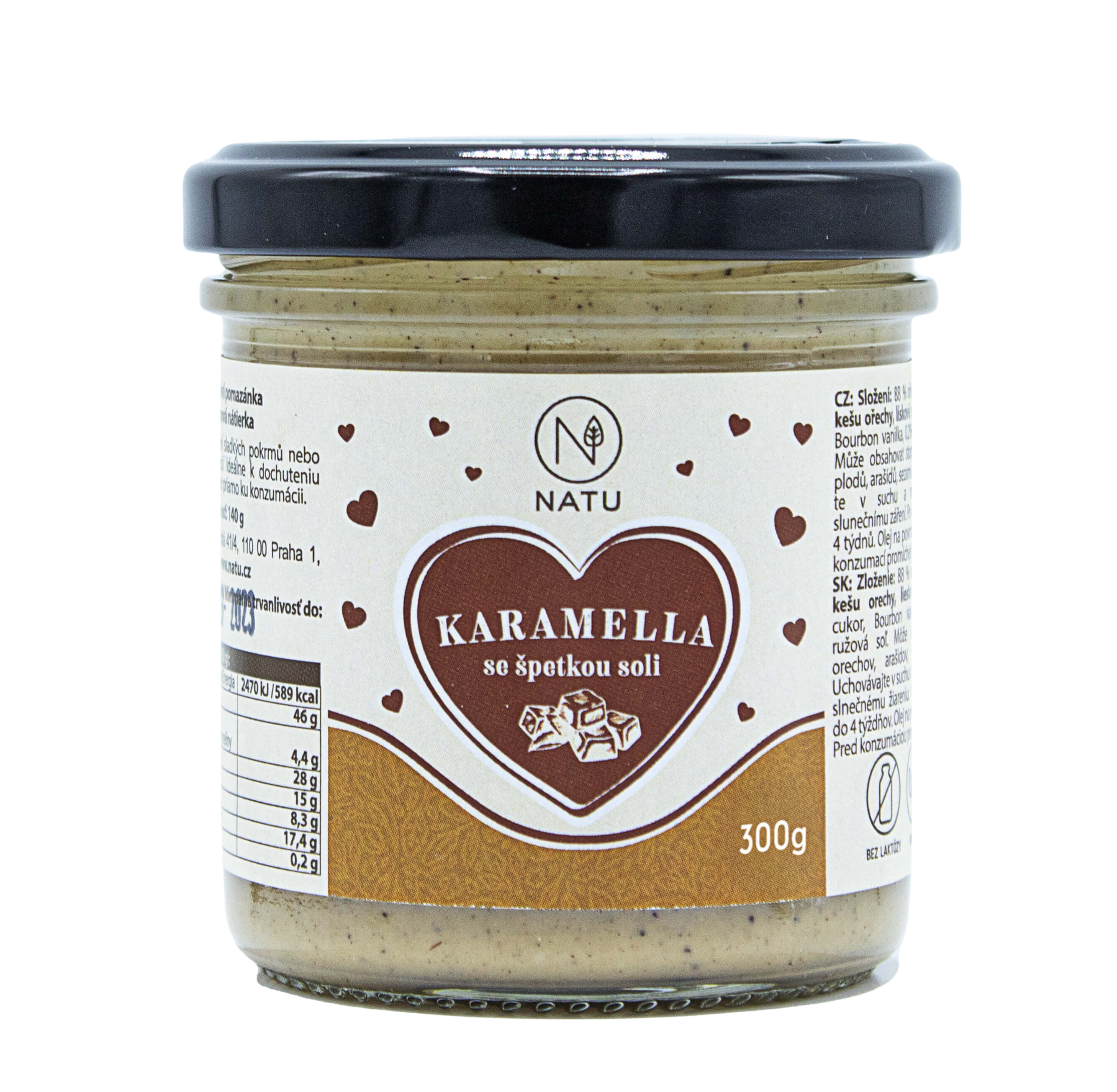 NATU Karamella se špetkou soli 300 g koupíte na Pilulka.cz