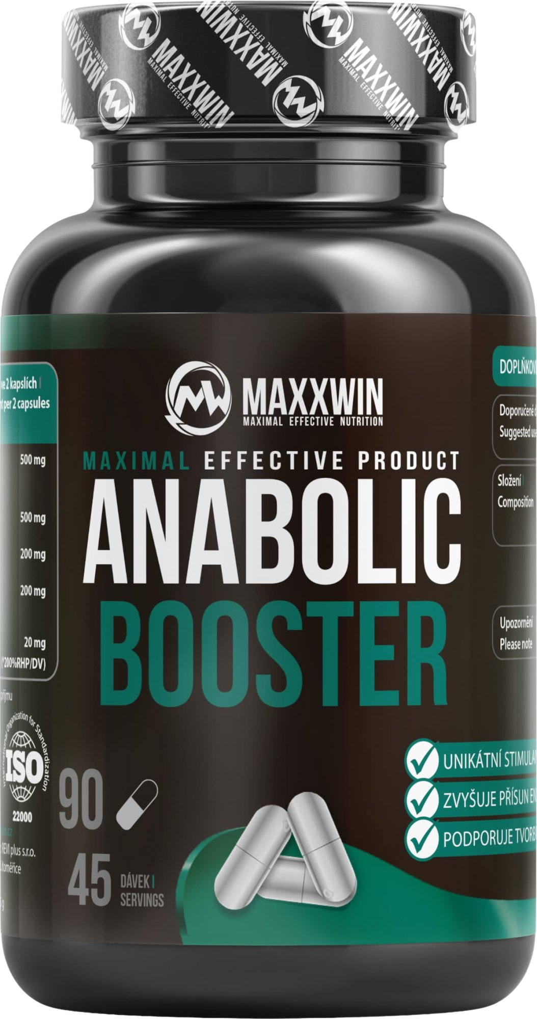 Maxxwin Anabolic Booster 90 kapslí